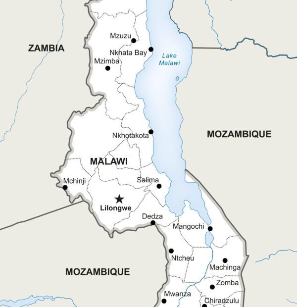 Malawi map