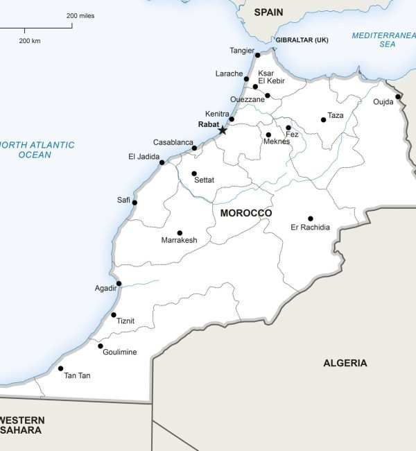 Morocco map