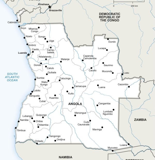 Angola map